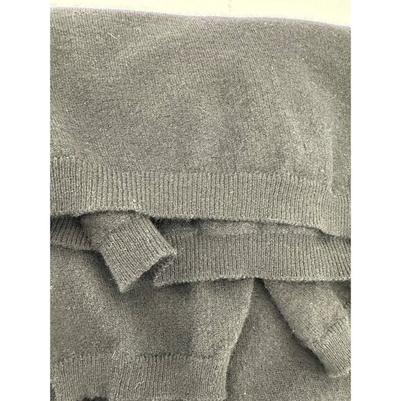 Brunello Cucinelli V-Neck Black Cashmere Blend Sweater M - Picture 9 of 9